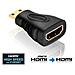 PureInstall PI055, mini HDMI, HDMI, Maschio / femmina, Nero, Oro, 4096 x 2160 Pixels - Foto miniatura 1